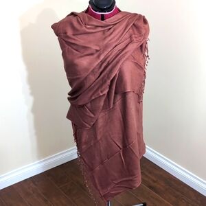 Rustic Brown Pashmina